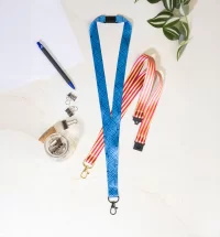 sublimační šňůrka na zakázku zlatá s potiskem loga - foto 5