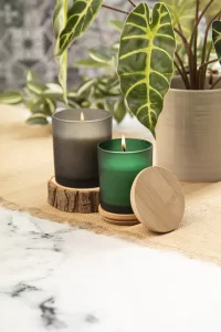 svíčka, borovice zelená s potiskem loga - foto 8