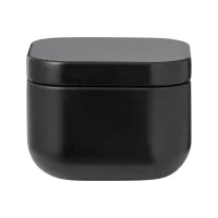 svíčka černá s potiskem loga