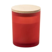 svíčka, skořice červená s potiskem loga - foto 4