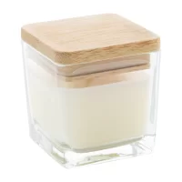 svíčka, vanilka bílá s potiskem loga - foto 3