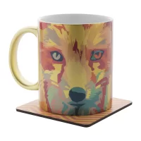 tácek bílá s potiskem loga - foto 15