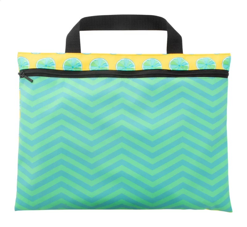 taška na dokumenty na zakázku černá s potiskem loga