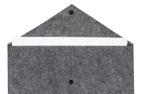 taška na dokumenty z RPET šedá s potiskem loga - foto 3