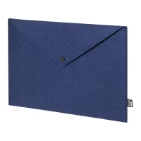 taška na dokumenty z RPET tmavě modrá s potiskem loga