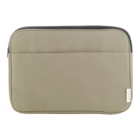 taška na notebook z recyklované plátno béžová s potiskem loga - foto 2