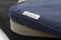 taška na notebook z recyklované plátno béžová s potiskem loga - foto 5