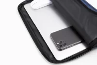 taška na notebook z RPET tmavě modrá s potiskem loga - foto 2