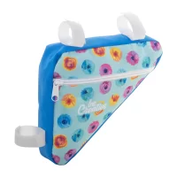 taška na rám jízdního kola na zakázku bílá s potiskem loga - foto 3