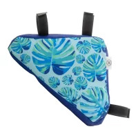 taška na rám jízdního kola na zakázku černá s potiskem loga - foto 4