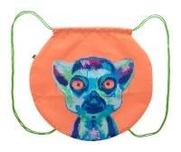 taška na stahování šňůrkou na zakázku zelená s potiskem loga - foto 3