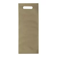 taška na víno béžová s potiskem loga