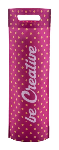 taška na víno na zakázku bílá s potiskem loga - foto 2