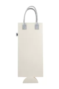 taška na víno RPET na zakázku bílá s potiskem loga - foto 3