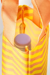 taška na víno z RPET na zakázku bílá s potiskem loga - foto 5