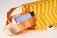 taška na víno z RPET na zakázku bílá s potiskem loga - foto 6