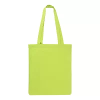 taška pastelově zelená s potiskem loga - foto 2