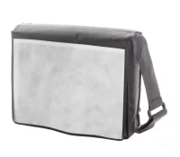 taška přes rameno černá s potiskem loga