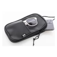 taška přes rameno z RPET na telefon černá s potiskem loga - foto 6