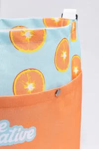 taška přes rameno z RPET na zakázku bílá s potiskem loga - foto 5