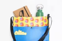 taška přes rameno z RPET na zakázku černá s potiskem loga - foto 3