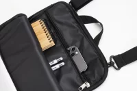 taška přes rameno z RPET na zakázku šedá s potiskem loga - foto 5