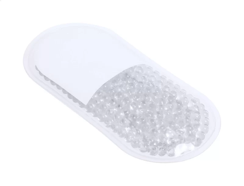 tepelný/chladící polštářek bílá s potiskem loga