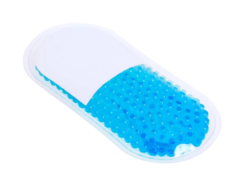 tepelný/chladící polštářek modrá s potiskem loga