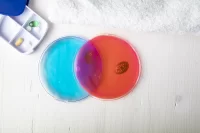 tepelný polštářek modrá s potiskem loga - foto 2