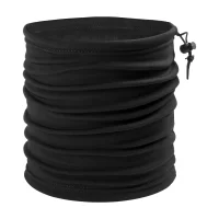 teplý nákrčník a čepice černá s potiskem loga - foto 3