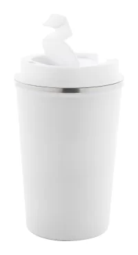 termo hrnek bílá s potiskem loga - foto 5