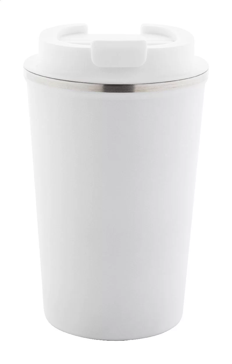 termo hrnek bílá s potiskem loga