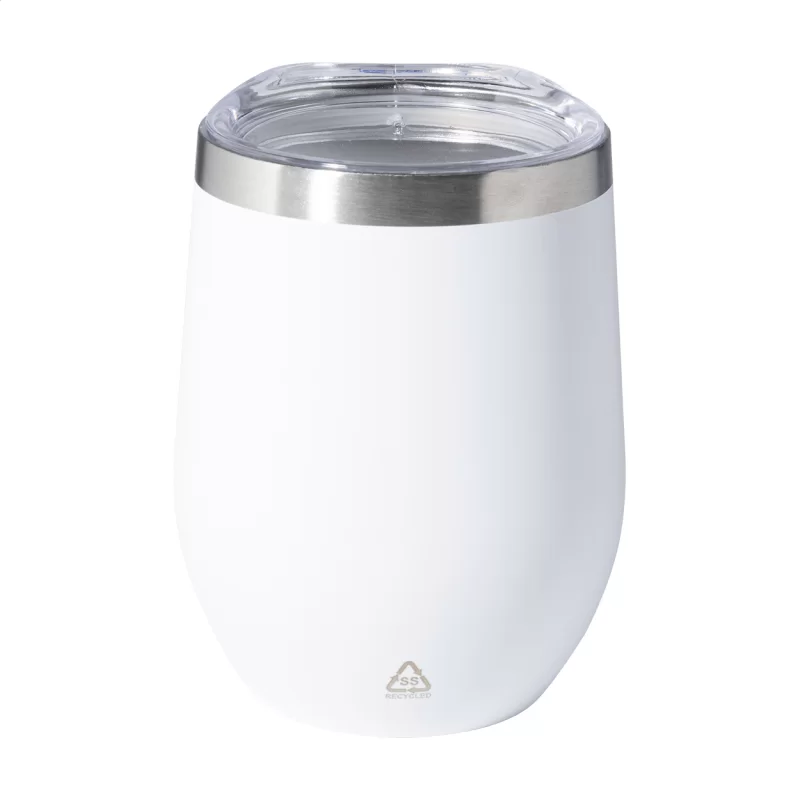 termo hrnek bílá — reklamní předmět s vlastním potiskem termo hrnek bílá s potiskem loga