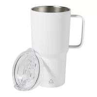 termo hrnek bílá s potiskem loga - foto 4