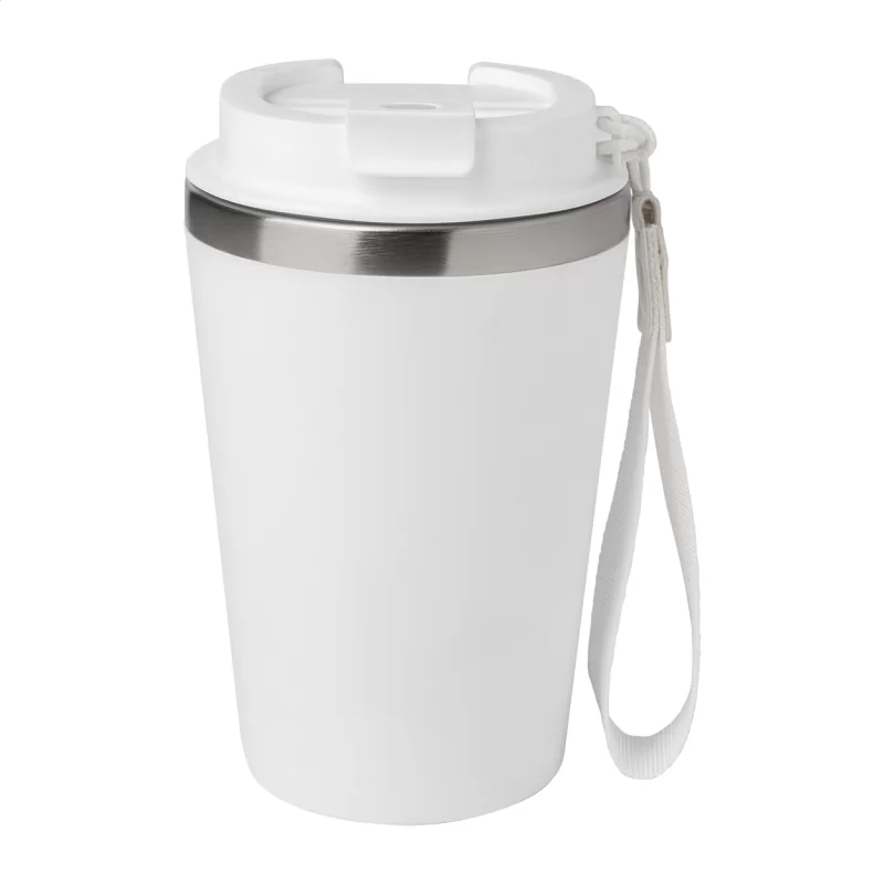 termo hrnek bílá — reklamní předmět s vlastním potiskem termo hrnek bílá s potiskem loga