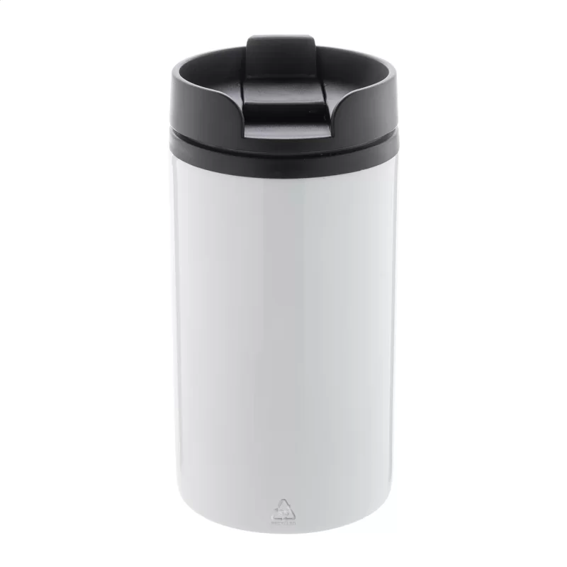 termo hrnek bílá s potiskem loga