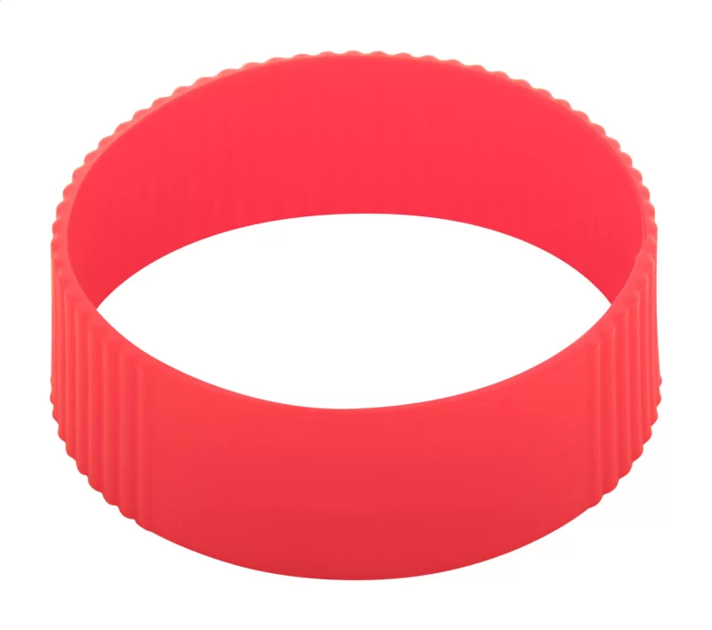 termo hrnek na zakázku, úchop červená s potiskem loga