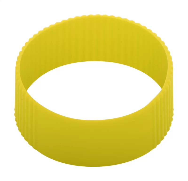 termo hrnek na zakázku, úchop limetková zelená s potiskem loga