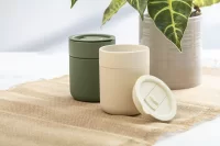 termo hrnek přírodní s potiskem loga - foto 3