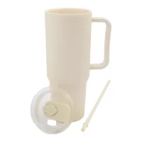 termo hrnek přírodní s potiskem loga - foto 2