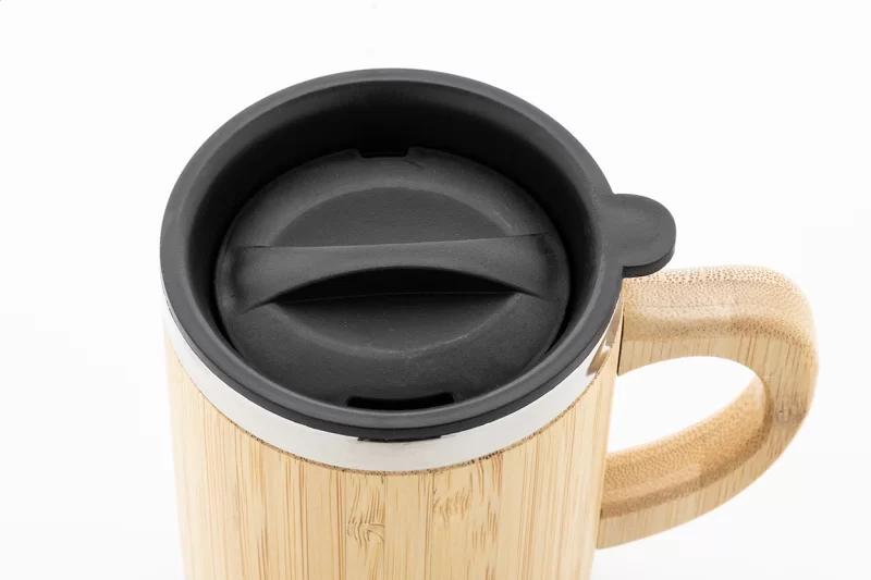 termo hrnek přírodní s potiskem loga - foto 5