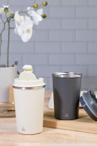 termo hrnek přírodní s potiskem loga - foto 5