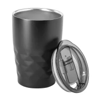 termo hrnek s měděnou izolací černá s potiskem loga - foto 2