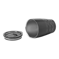 termo hrnek s měděnou izolací černá s potiskem loga - foto 3