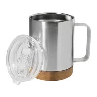 termo hrnek stříbrná s potiskem loga - foto 5