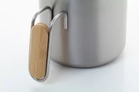 termo hrnek stříbrná s potiskem loga - foto 5