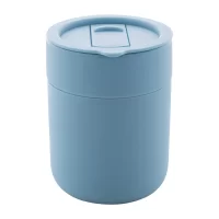 termo hrnek světle modrá s potiskem loga - foto 5