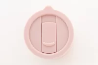 termo hrnek světle růžová s potiskem loga - foto 5