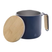 termo hrnek tmavě modrá s potiskem loga - foto 2