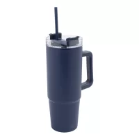 termo hrnek tmavě modrá s potiskem loga - foto 2